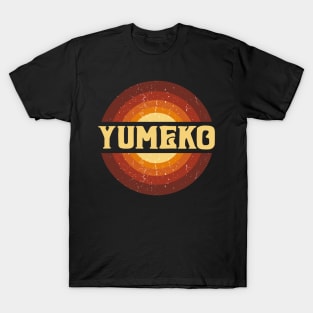 Vintage Proud Name Yumeko Birthday Gifts Circle T-Shirt